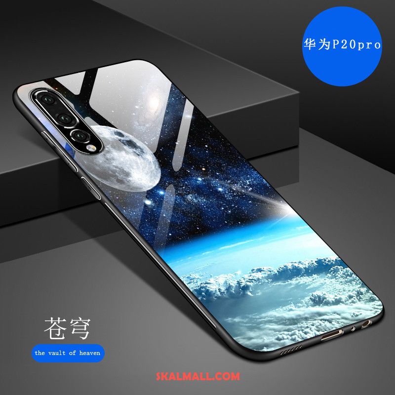 Huawei P20 Pro Skal All Inclusive Kreativa Trend Skydd Blå Fodral Online