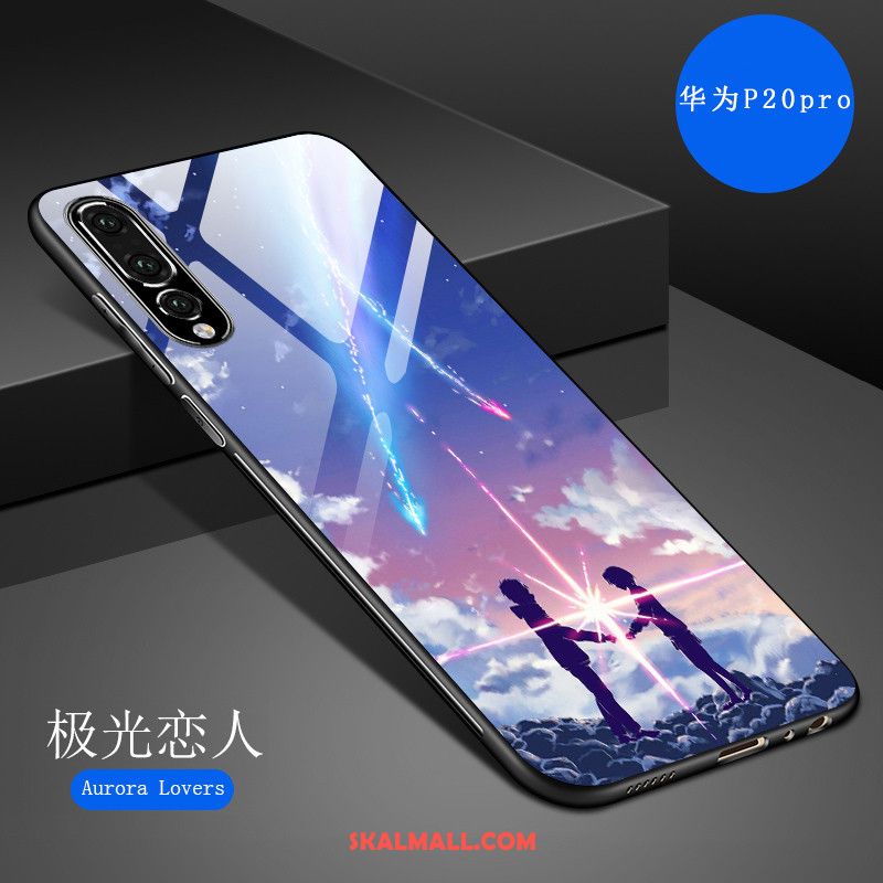 Huawei P20 Pro Skal All Inclusive Kreativa Trend Skydd Blå Fodral Online