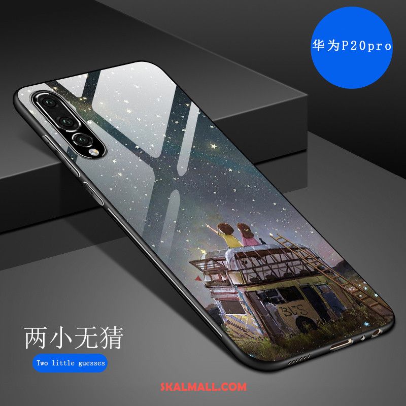 Huawei P20 Pro Skal All Inclusive Kreativa Trend Skydd Blå Fodral Online