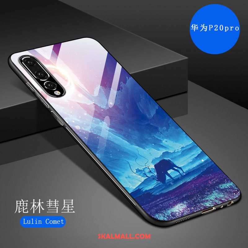 Huawei P20 Pro Skal All Inclusive Kreativa Trend Skydd Blå Fodral Online