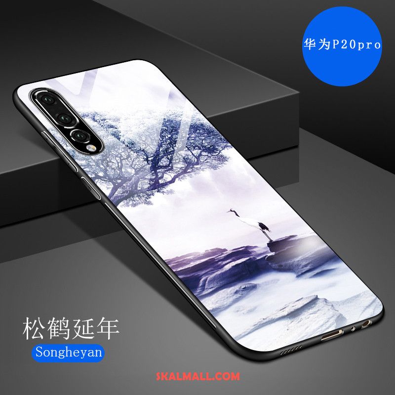 Huawei P20 Pro Skal All Inclusive Kreativa Trend Skydd Blå Fodral Online