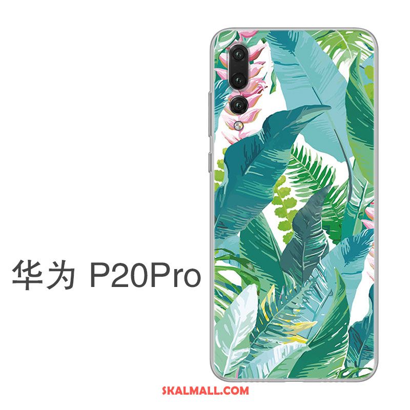 Huawei P20 Pro Skal Fallskydd Hängsmycken Grön Mobil Telefon Trend Fodral Billig