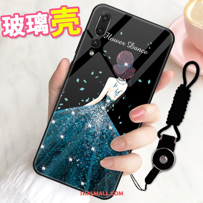 Huawei P20 Pro Skal Glas Fallskydd Personlighet Hängande Nacke Kreativa Online