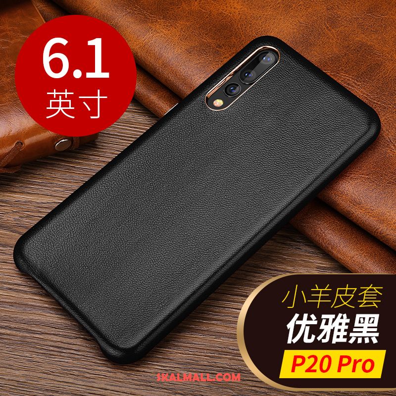 Huawei P20 Pro Skal Högt Utbud Kreativa Läderfodral Lyxiga Äkta Läder Till Salu