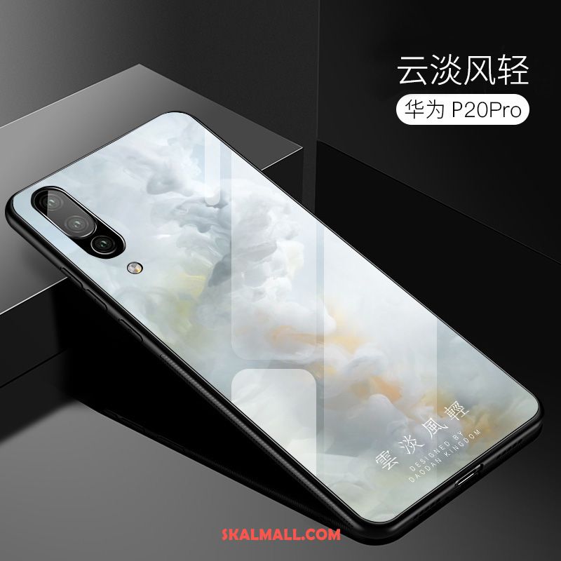 Huawei P20 Pro Skal Kreativa Mobil Telefon Grön Glas All Inclusive Billig