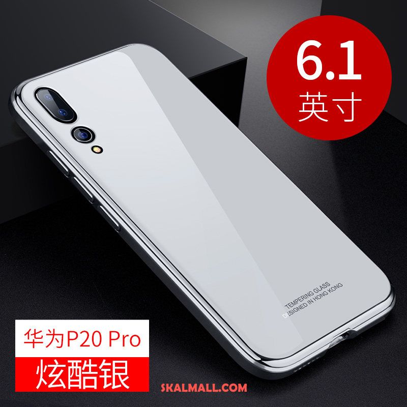 Huawei P20 Pro Skal Lyxiga Personlighet Glas Metall Kreativa Billiga