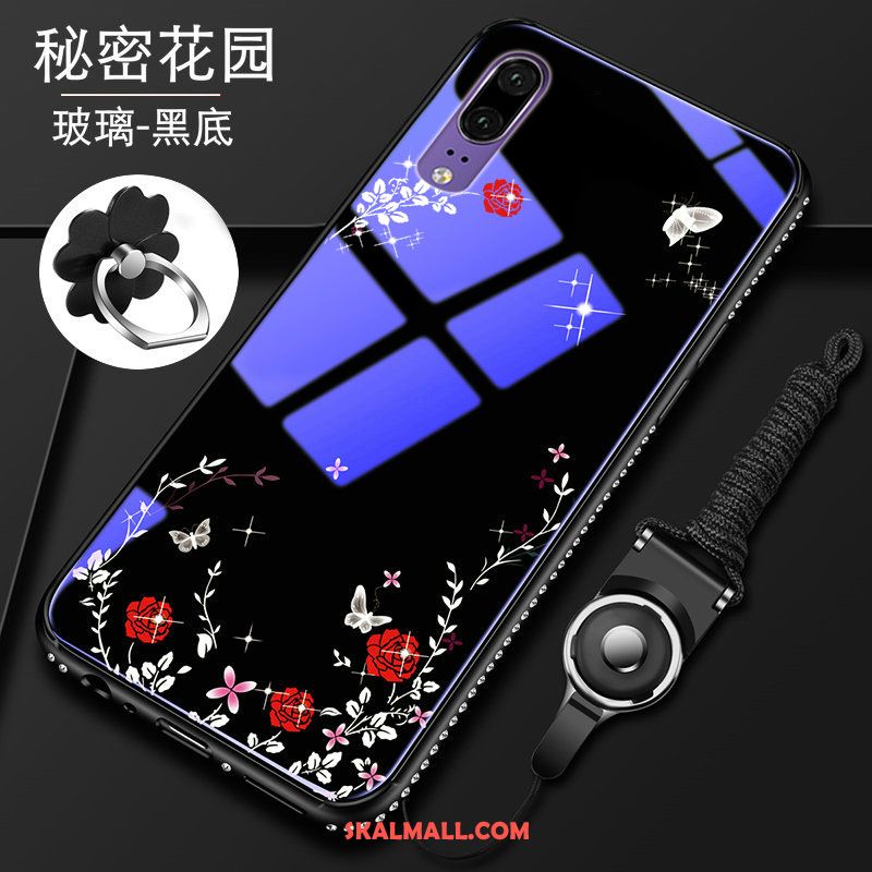 Huawei P20 Pro Skal Mode Härdning Glas Mobil Telefon Skydd Köpa