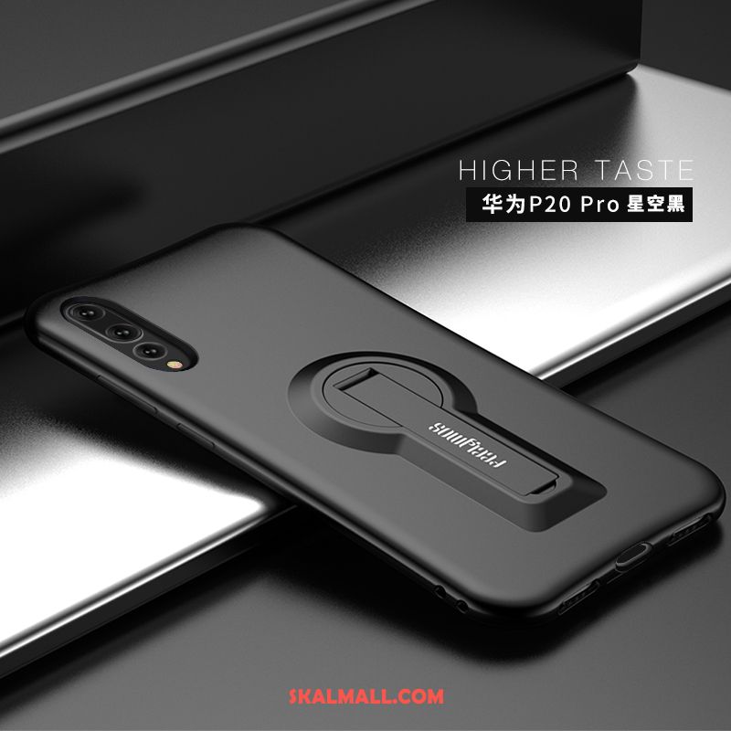 Huawei P20 Pro Skal Nubuck Hängande Nacke Röd Fallskydd Mobil Telefon Butik