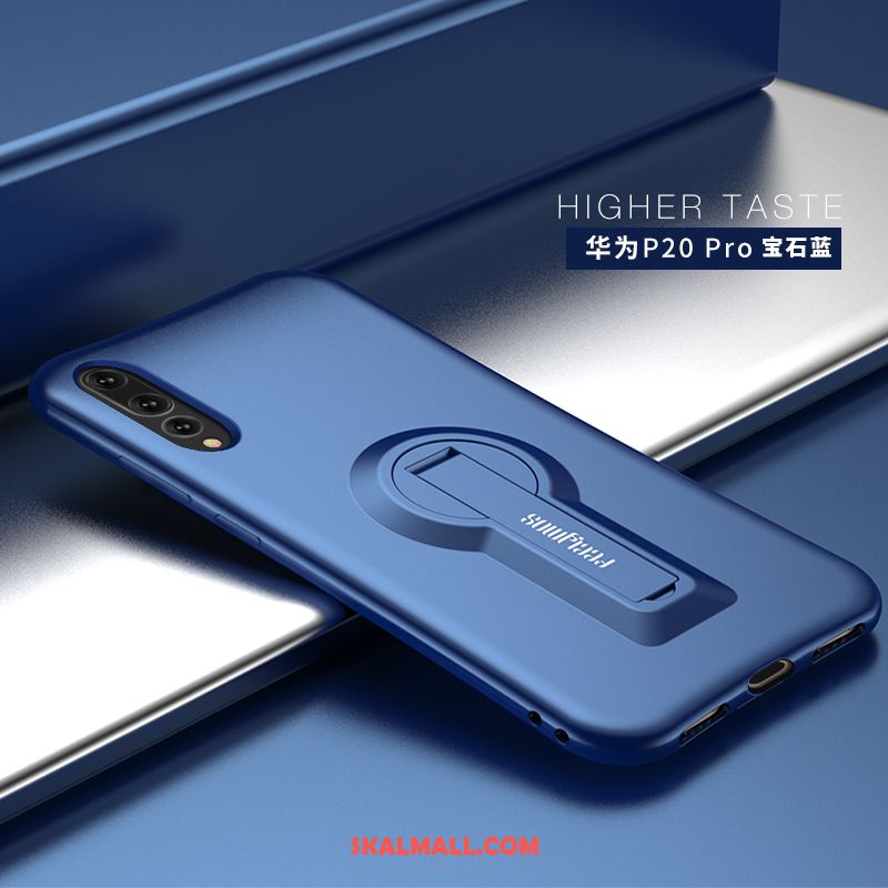 Huawei P20 Pro Skal Nubuck Hängande Nacke Röd Fallskydd Mobil Telefon Butik