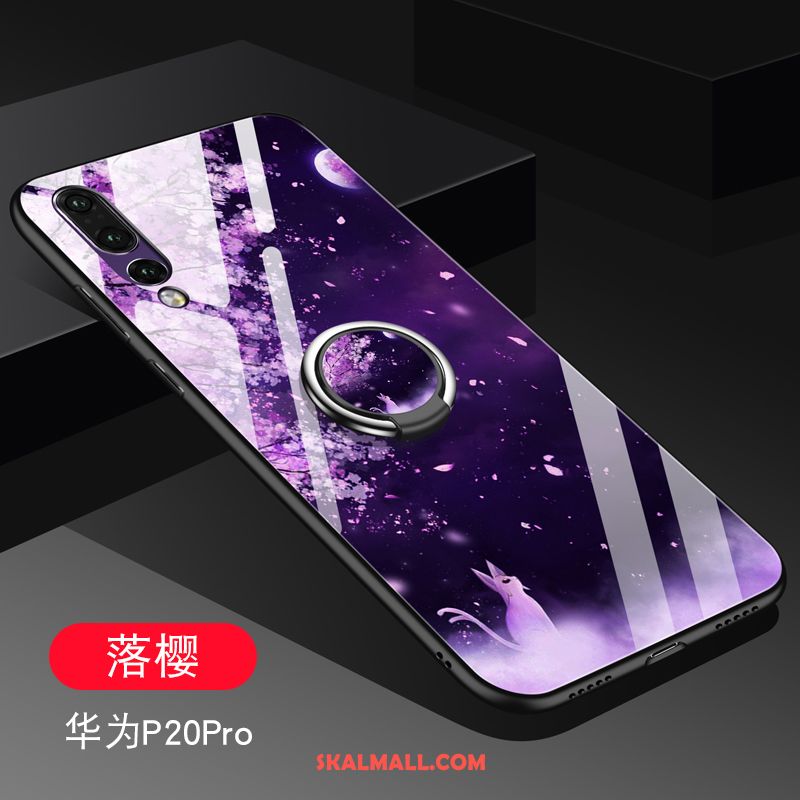 Huawei P20 Pro Skal Ring Purpur Mode Mobil Telefon Trend Fodral Billiga