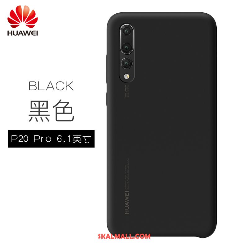 Huawei P20 Pro Skal Silikon Skydd Mjuk Autentiska Rosa Fodral Billig