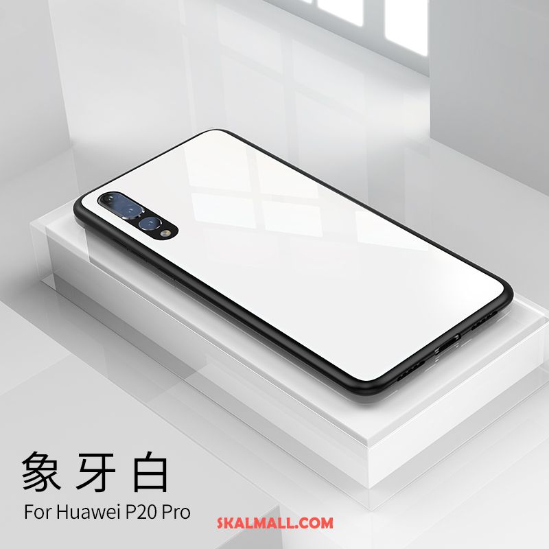 Huawei P20 Pro Skal Trend Glas Silikon Personlighet Mobil Telefon Rea