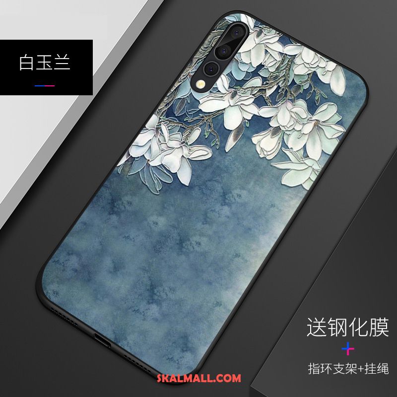 Huawei P20 Pro Skal Tunn Mobil Telefon Mjuk Nubuck Skydd Fodral Rea