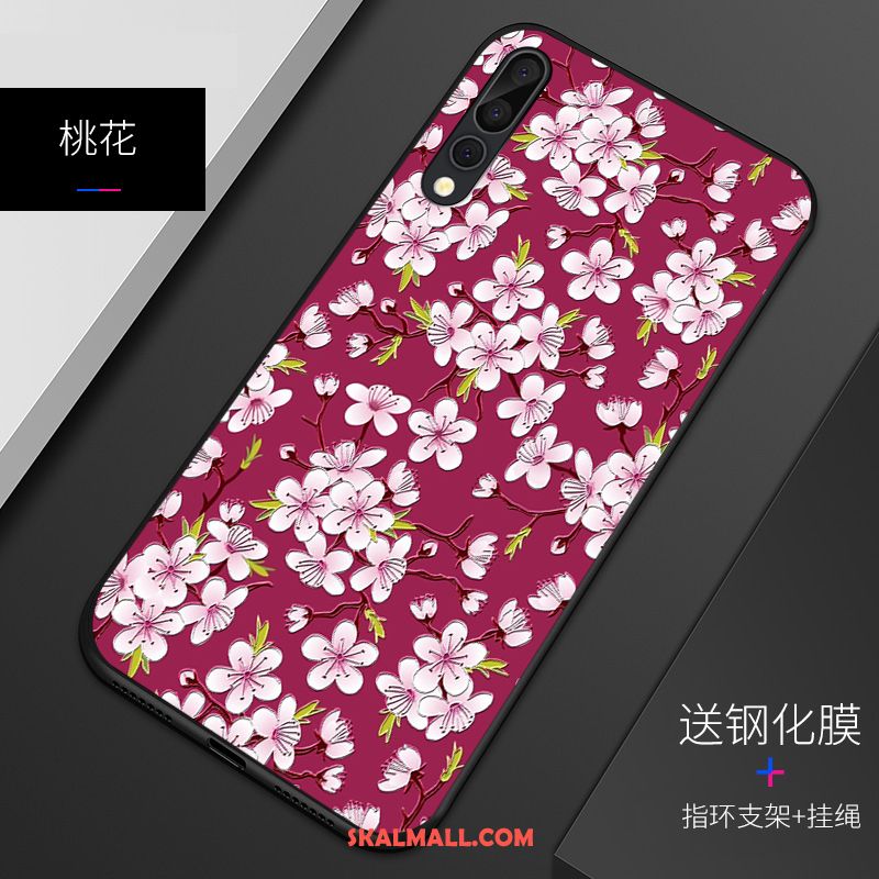 Huawei P20 Pro Skal Tunn Mobil Telefon Mjuk Nubuck Skydd Fodral Rea