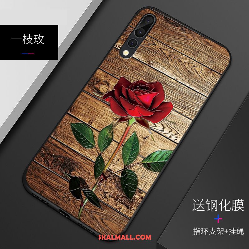 Huawei P20 Pro Skal Tunn Mobil Telefon Mjuk Nubuck Skydd Fodral Rea