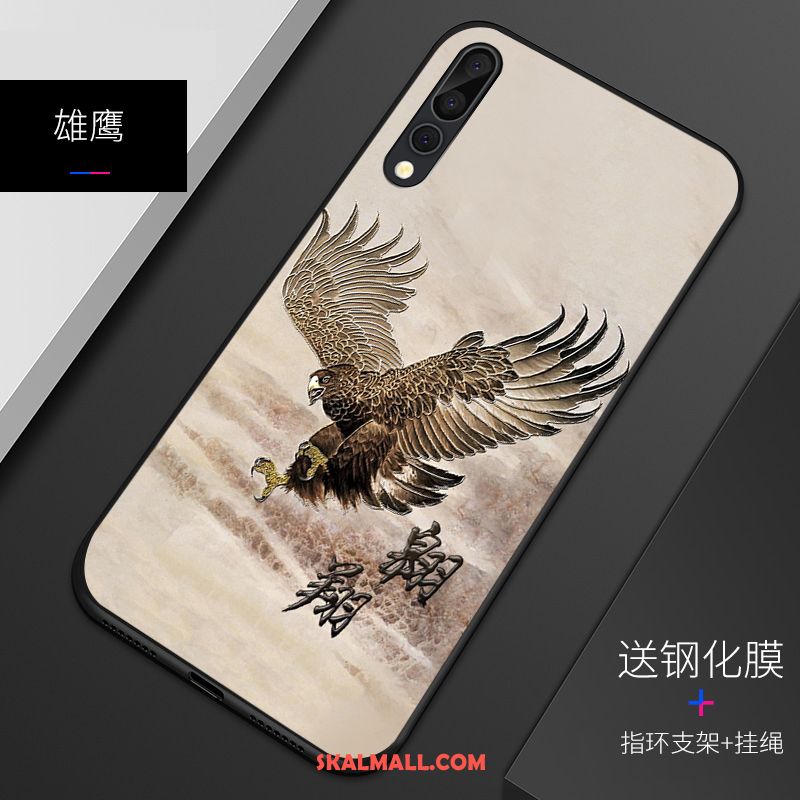 Huawei P20 Pro Skal Tunn Mobil Telefon Mjuk Nubuck Skydd Fodral Rea