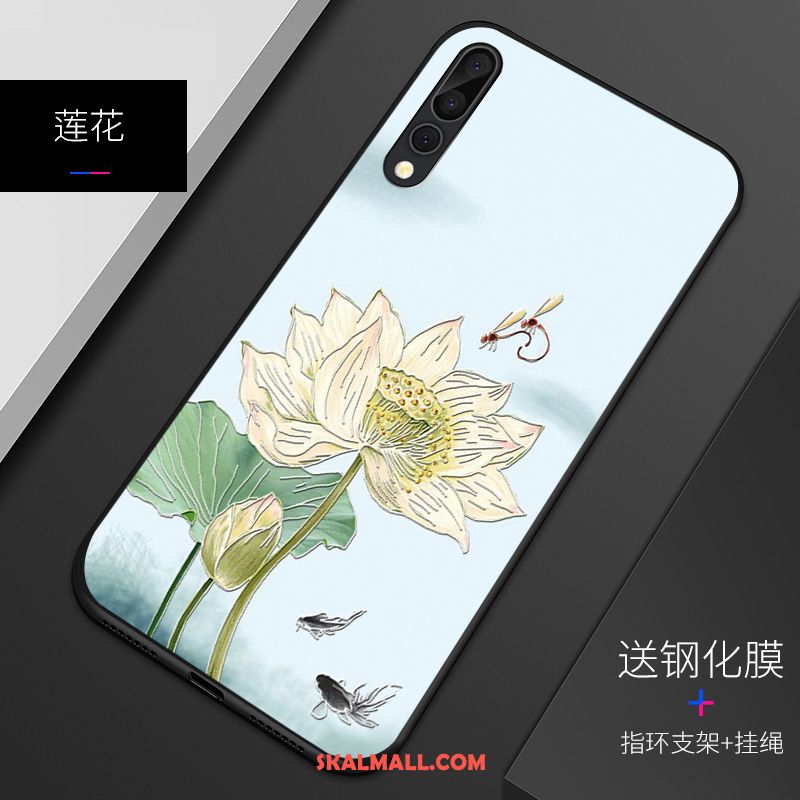 Huawei P20 Pro Skal Tunn Mobil Telefon Mjuk Nubuck Skydd Fodral Rea