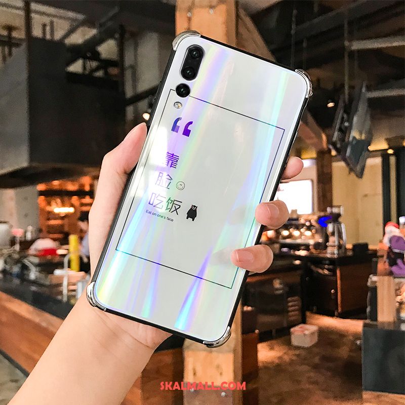 Huawei P20 Pro Skal Ungdom Kreativa Bländning Trend Varumärke Vit Billig