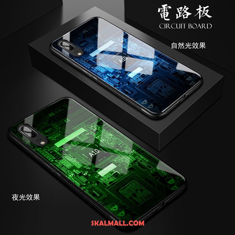 Huawei P20 Skal Bakre Omslag Kreativa Fallskydd Trend Varumärke Lysande Köpa