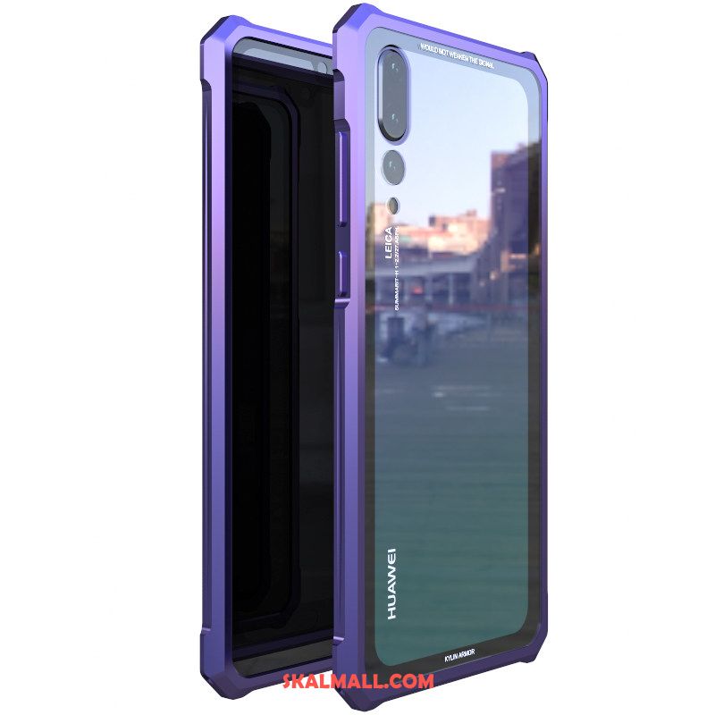 Huawei P20 Skal Fallskydd Mobil Telefon Bakre Omslag Guld All Inclusive Till Salu