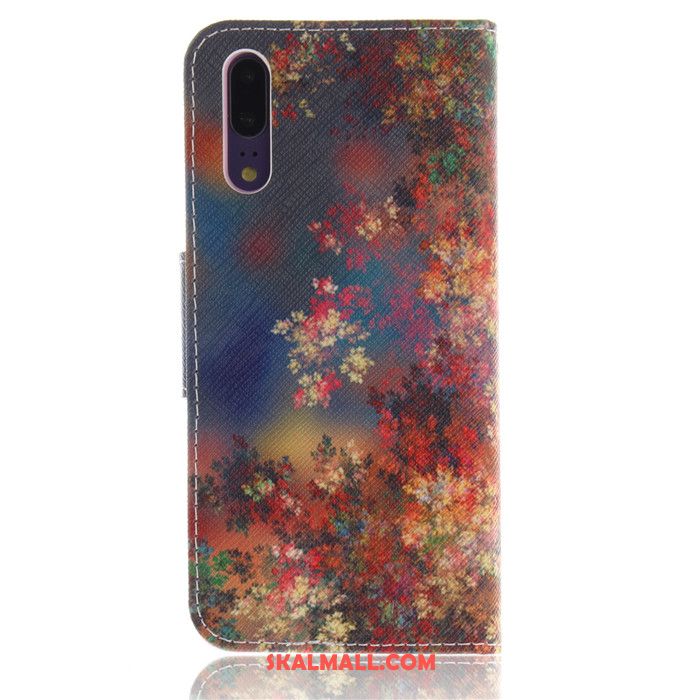 Huawei P20 Skal Kreativa Vit Fallskydd Personlighet All Inclusive Fodral Billig