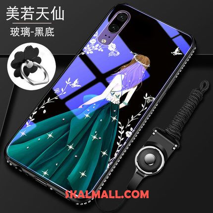 Huawei P20 Skal Mobil Telefon Glas Strass Silikon All Inclusive Rea