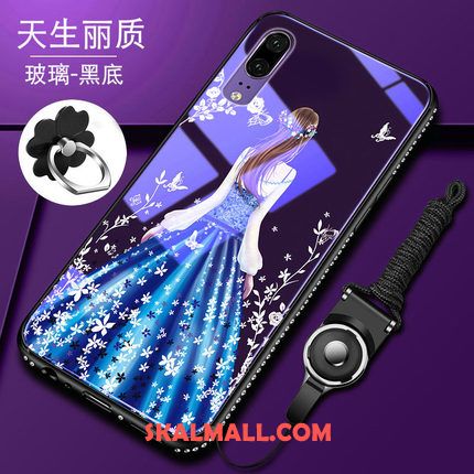 Huawei P20 Skal Mobil Telefon Glas Strass Silikon All Inclusive Rea