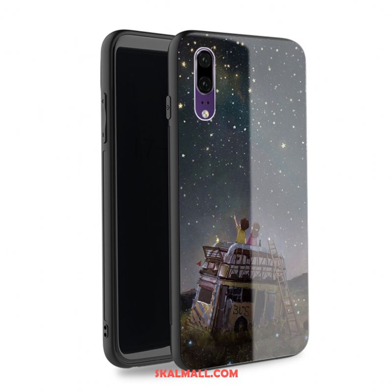 Huawei P20 Skal Personlighet Tecknat Fallskydd Mode Mönster Butik