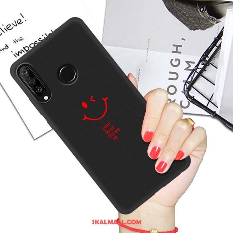 Huawei P30 Lite Skal Silikonskal Skydd Mobil Telefon Net Red Tecknat Fodral På Nätet
