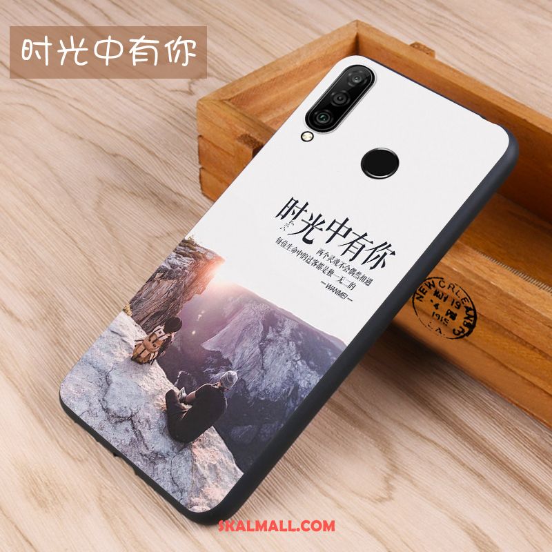 Huawei P30 Lite Skal Skydd Trend Nubuck Kreativa Silikon Rea