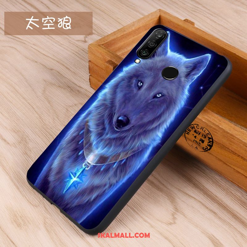 Huawei P30 Lite Skal Skydd Trend Nubuck Kreativa Silikon Rea