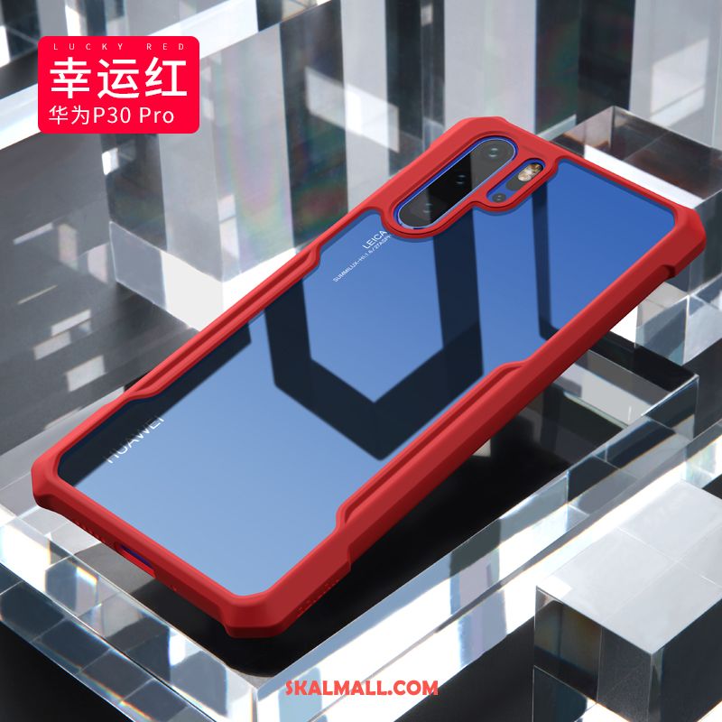Huawei P30 Pro Skal Blå Mobil Telefon Skydd Trend Varumärke Transparent Fodral Köpa