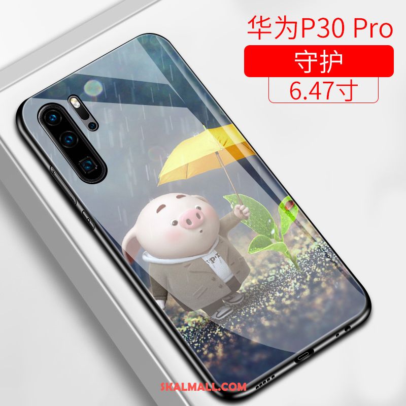 Huawei P30 Pro Skal Hård Trend Varumärke Personlighet Kreativa Glas Köpa