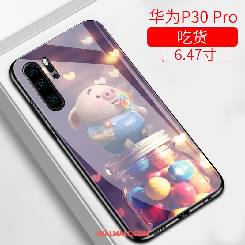 Huawei P30 Pro Skal Hård Trend Varumärke Personlighet Kreativa Glas Köpa