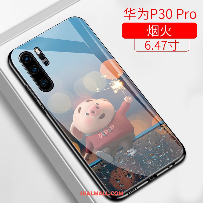 Huawei P30 Pro Skal Hård Trend Varumärke Personlighet Kreativa Glas Köpa