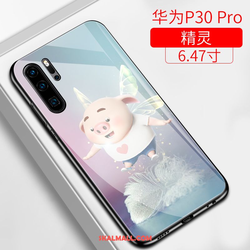 Huawei P30 Pro Skal Hård Trend Varumärke Personlighet Kreativa Glas Köpa