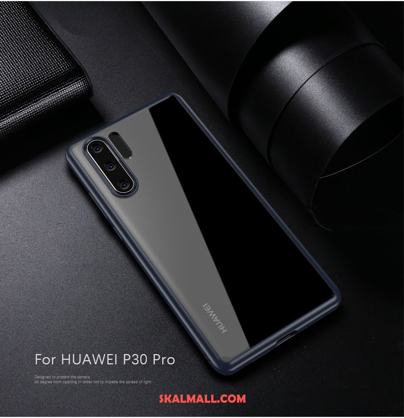 Huawei P30 Pro Skal Mjuk Transparent Skydd Blå Net Red Rea