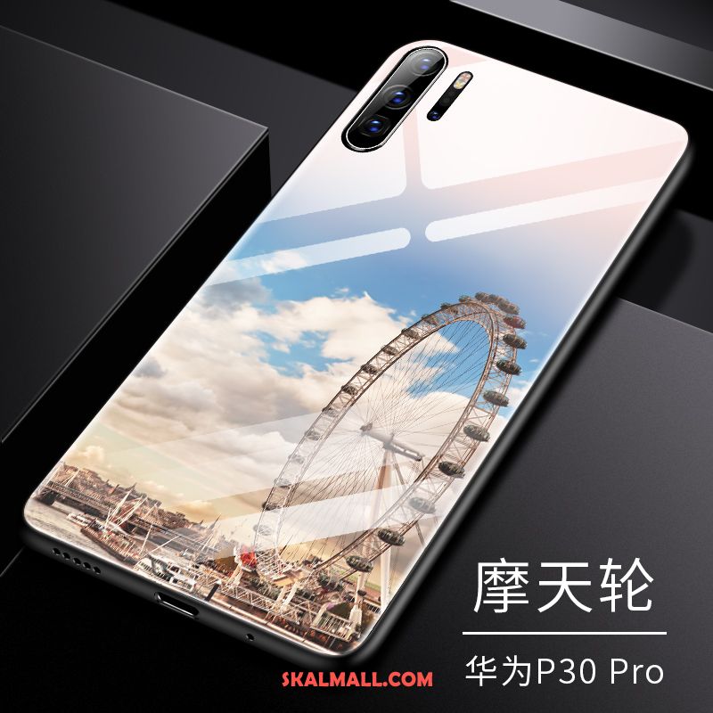 Huawei P30 Pro Skal Mobil Telefon Personlighet Skärmskydd Film Mjuk Glas Fodral Rea