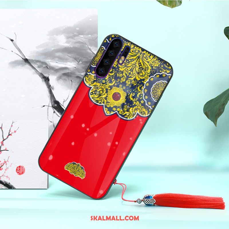 Huawei P30 Pro Skal Mobil Telefon Vind Personlighet Skydd Röd Fodral Köpa