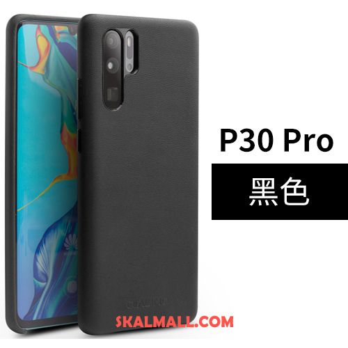 Huawei P30 Pro Skal Skydd Läderfodral Mobil Telefon Äkta Läder Liten Fodral Köpa