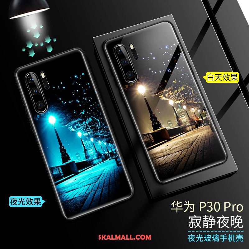 Huawei P30 Pro Skal Slim Lysande Trend Varumärke Skydd Mobil Telefon Köpa