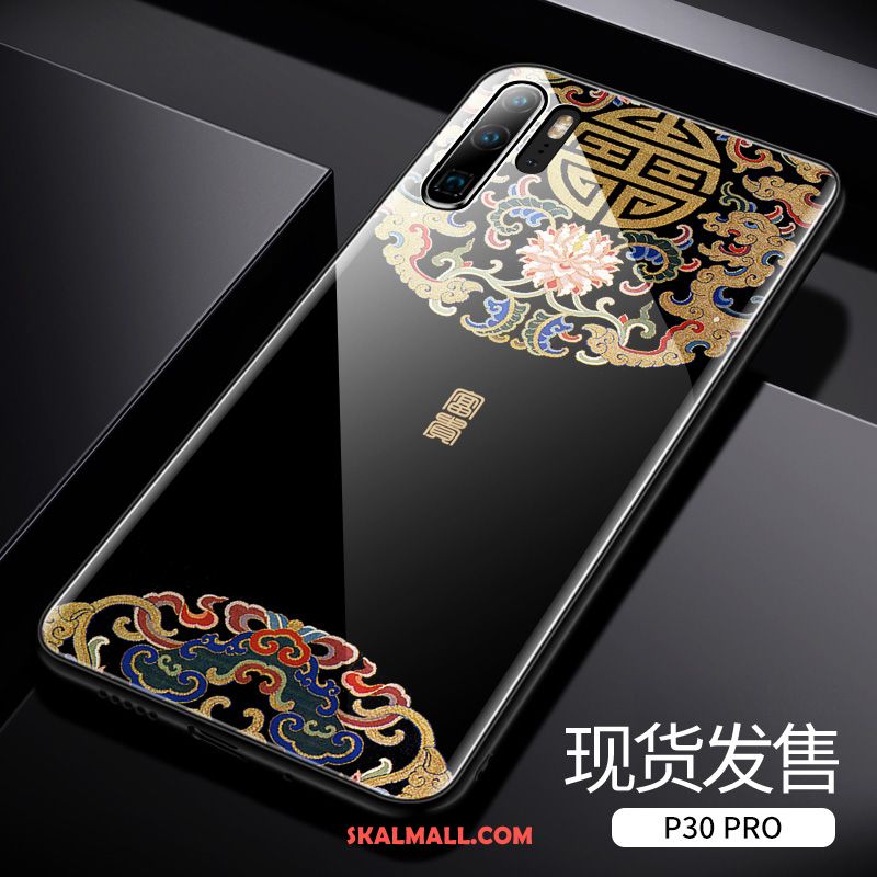 Huawei P30 Pro Skal Trend Spegel Mobil Telefon Kinesisk Stil Skydd På Nätet