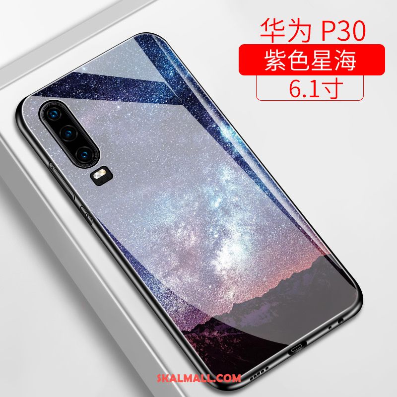 Huawei P30 Skal All Inclusive Stjärna Slim Mobil Telefon Purpur Billigt