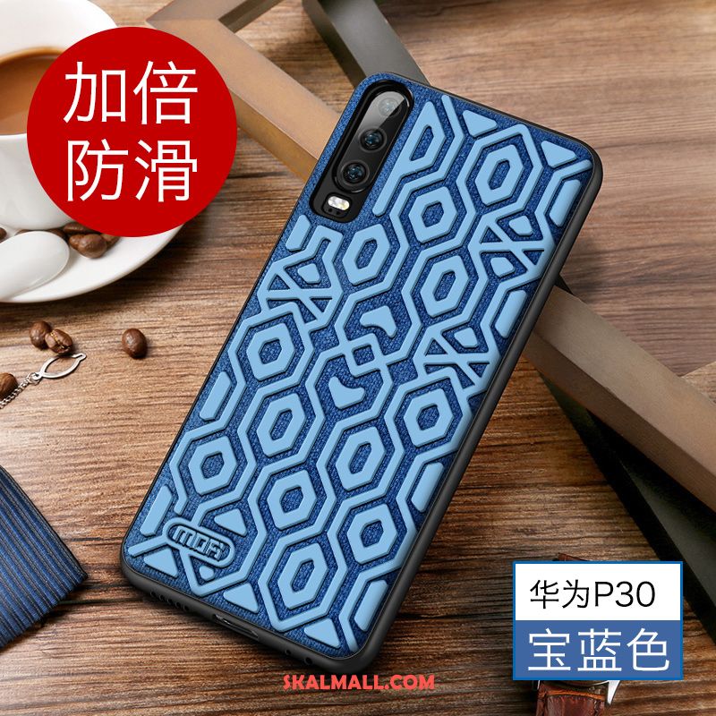 Huawei P30 Skal Fallskydd Personlighet Glidskydds Mjuk Slim Fodral På Nätet