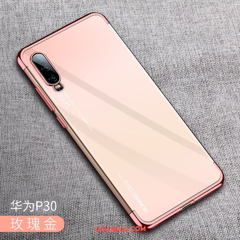 Huawei P30 Skal Ljus Röd Trend Varumärke Högt Utbud Personlighet Fodral Köpa