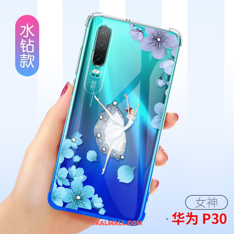 Huawei P30 Skal Mobil Telefon Transparent Slim All Inclusive Fallskydd Fodral På Nätet