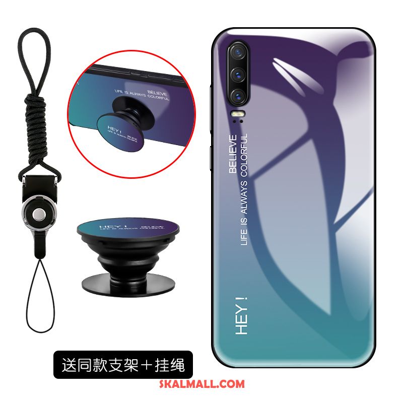 Huawei P30 Skal Purpur Personlighet Trend Mode Spegel Online