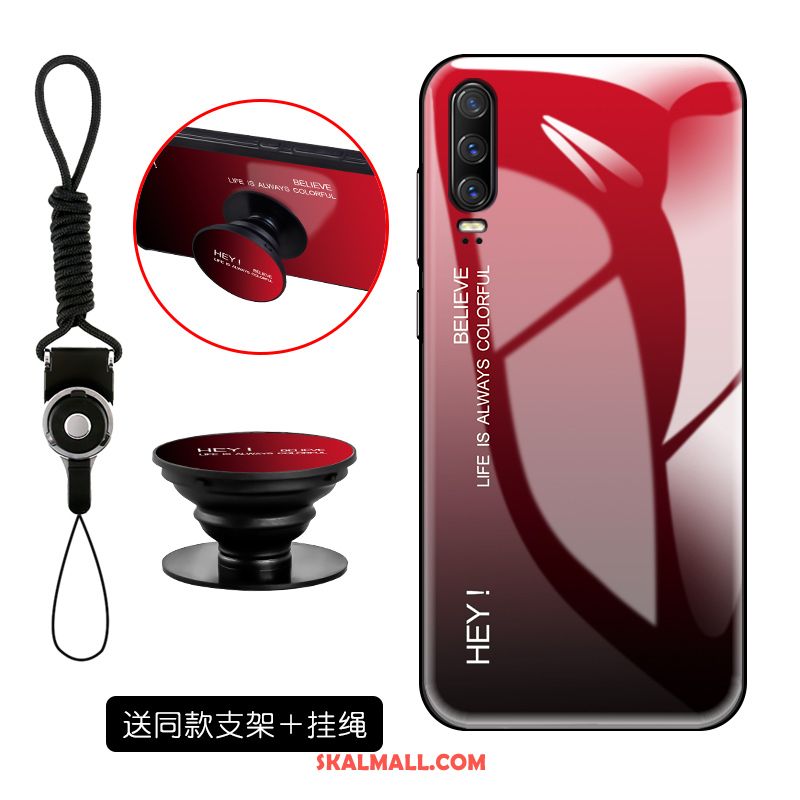 Huawei P30 Skal Purpur Personlighet Trend Mode Spegel Online