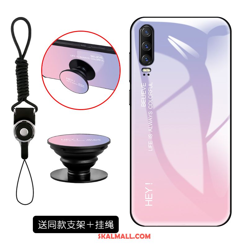 Huawei P30 Skal Purpur Personlighet Trend Mode Spegel Online