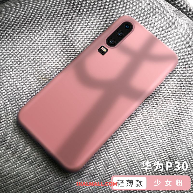 Huawei P30 Skal Röd Kreativa Fallskydd Enkel Slim På Nätet